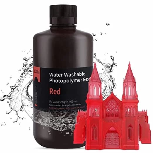 ELEGOO Water Washable Resin 1kg Red