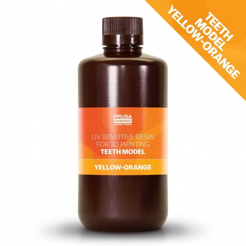 Prusa Teeth Model Yellow-Orange Tough Resin 1Kg